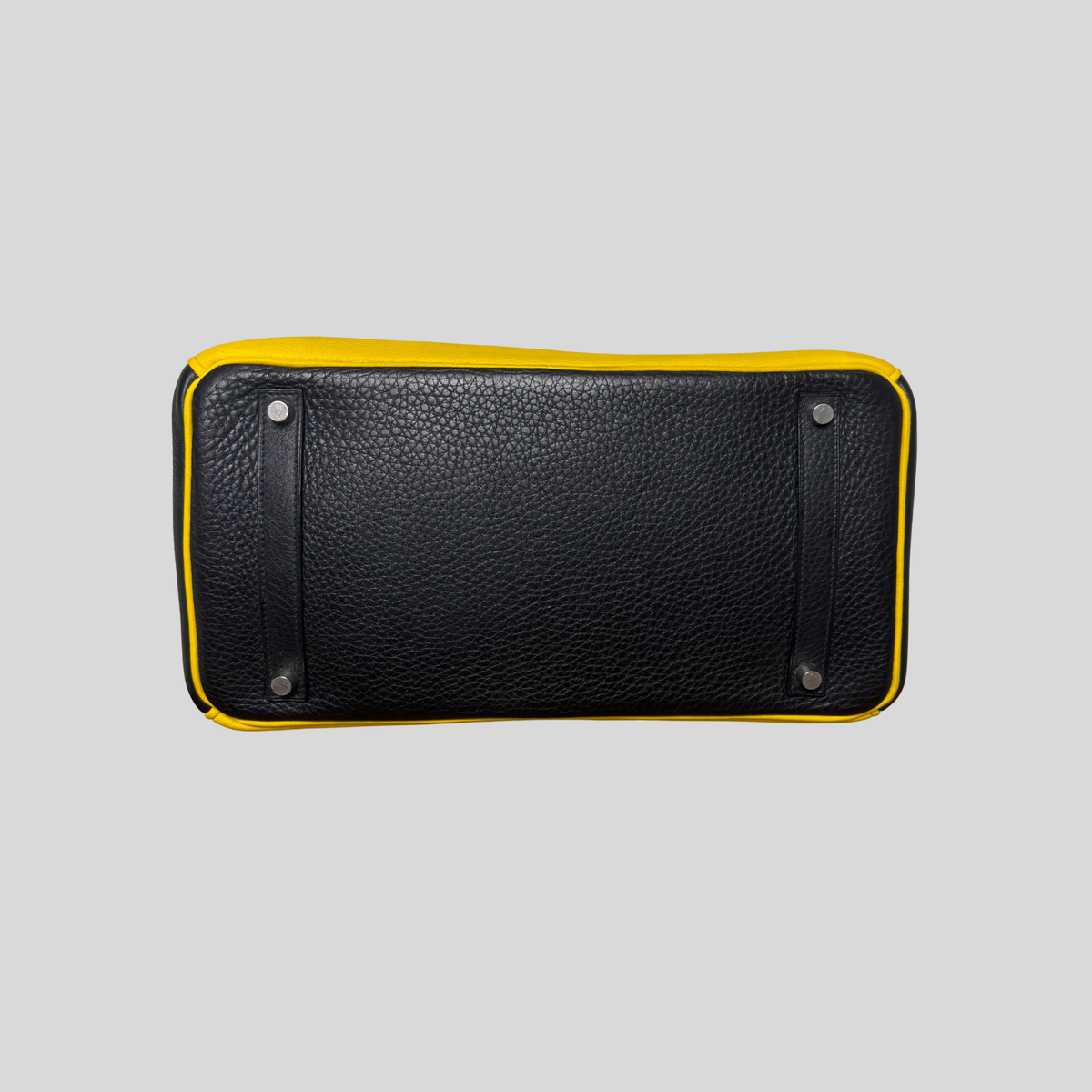 Randolph Goods | Hermès Birkin 35 HSS Black/Yellow Togo Leather Palladium Hardware