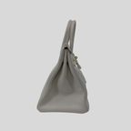 Hermès Birkin 35 White Clemence Leather Gold Hardware