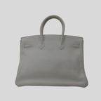 Hermès Birkin 35 White Clemence Leather Gold Hardware