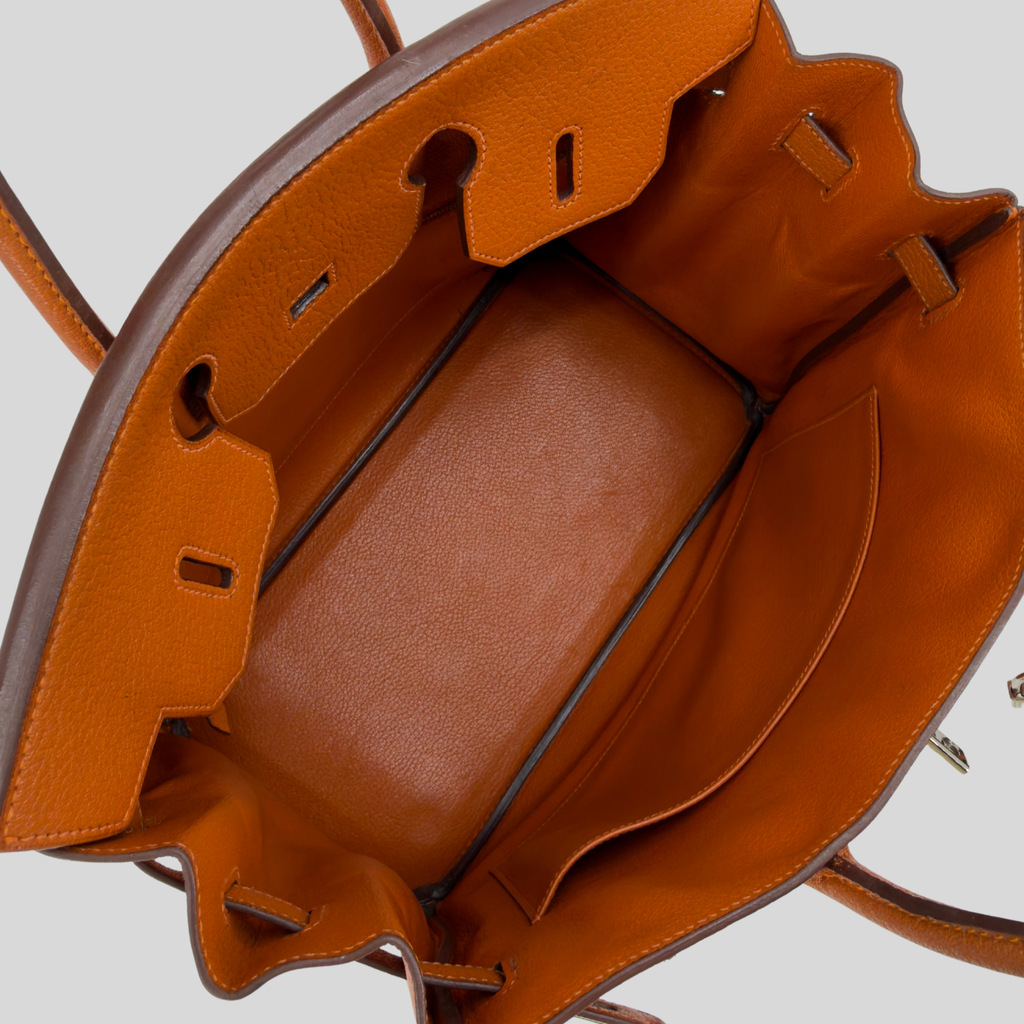 HAC 32 Potiron Chèvre Leather Palladium Hardware | Randolph Goods
