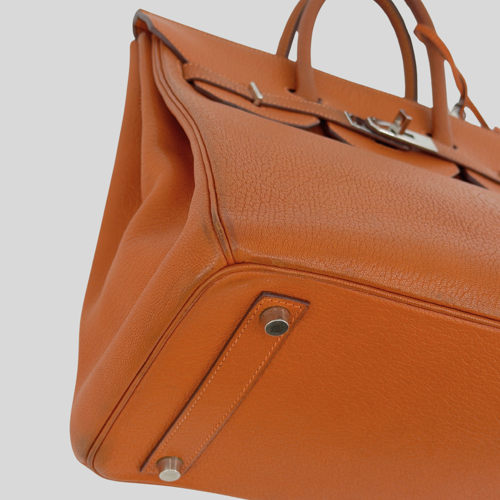 HAC 32 Potiron Chèvre Leather Palladium Hardware | Randolph Goods