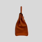 Hermès Kelly 35 Orange Gulliver Leather Gold Hardware | Randolph Goods