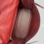 Hermès Kelly 35 Rouge H Clemence Leather Palladium Hardware (2011 O) | Randolph Goods