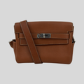 Hermès Messenger PM Fauve Barenia Faubourg Leather Palladium Hardware | Randolph Goods