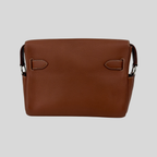Hermès Messenger PM Fauve Barenia Faubourg Leather Palladium Hardware | Randolph Goods