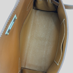 Hermès Messenger PM Fauve Barenia Faubourg Leather Palladium Hardware | Randolph Goods