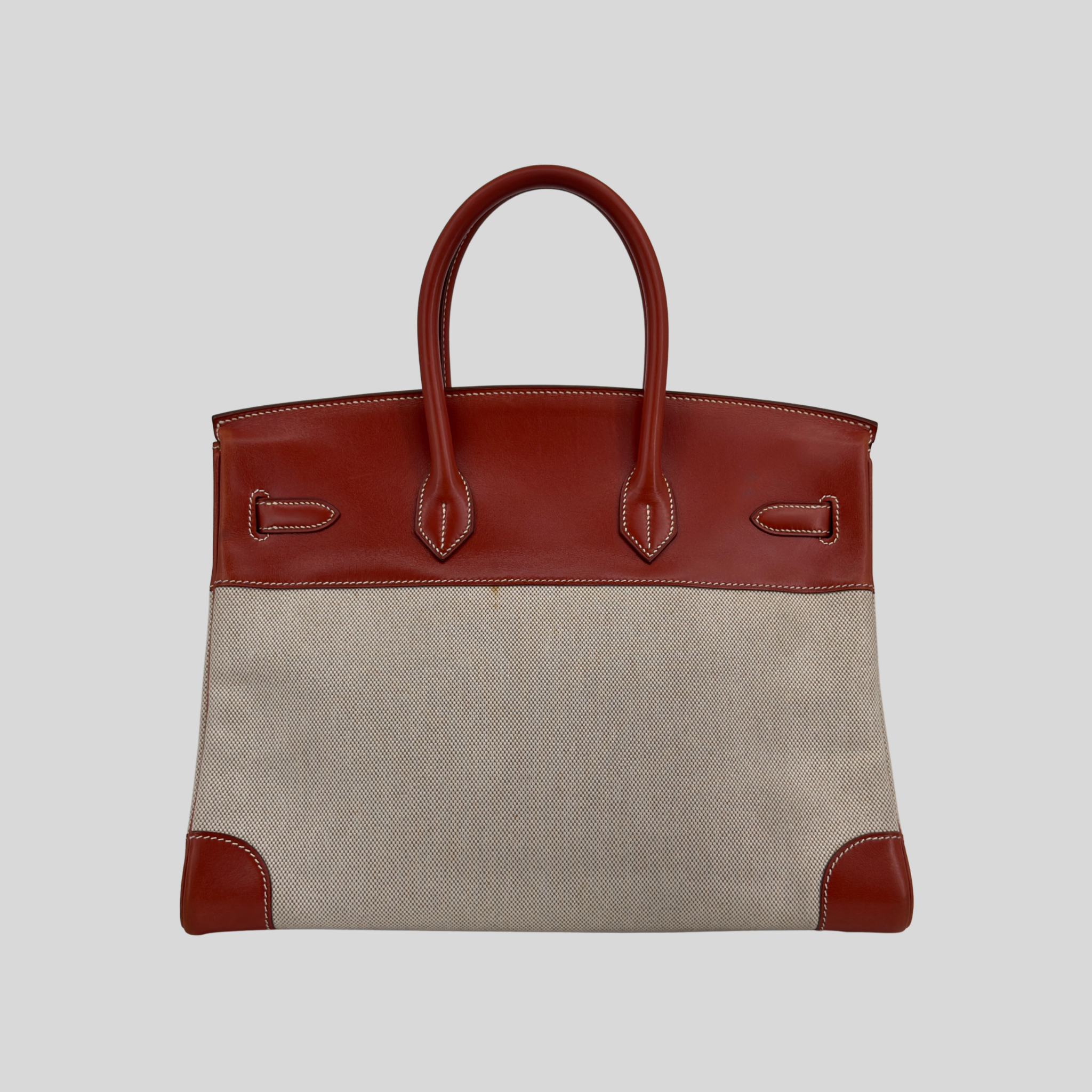 Randolph Goods | Hermès Limited Edition Birkin 35 Brique Box Leather Gold Hardware