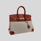 Randolph Goods | Hermès Limited Edition Birkin 35 Brique Box Leather Gold Hardware