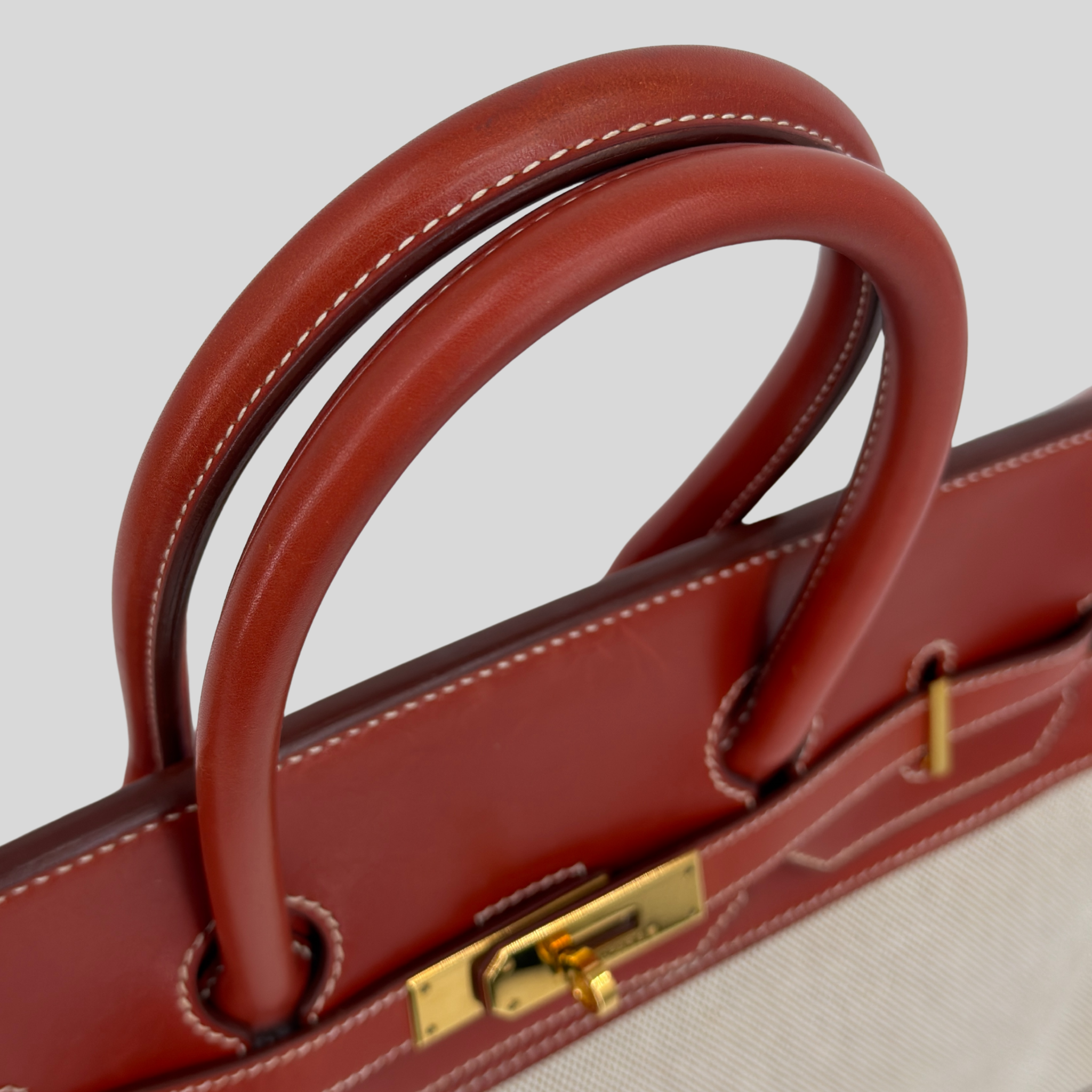 Randolph Goods | Hermès Limited Edition Birkin 35 Brique Box Leather Gold Hardware