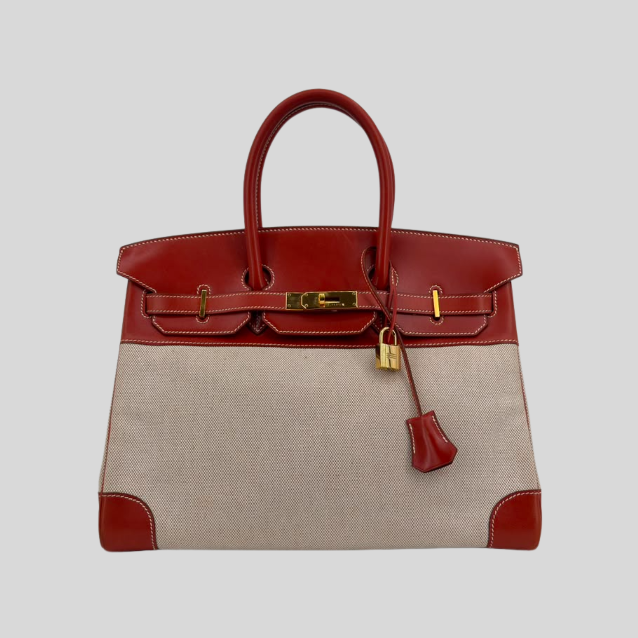 Randolph Goods | Hermès Limited Edition Birkin 35 Brique Box Leather Gold Hardware