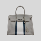 Randolph Goods | Hermès Limited Edition Birkin 35 “Club” Gris Perle Clemence Leather