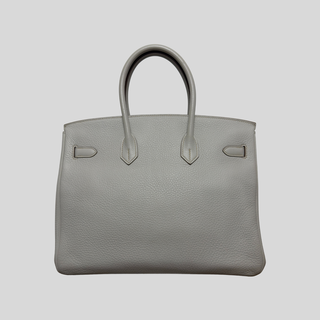 Randolph Goods | Hermès Limited Edition Birkin 35 “Club” Gris Perle Clemence Leather