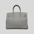 Randolph Goods | Hermès Limited Edition Birkin 35 “Club” Gris Perle Clemence Leather
