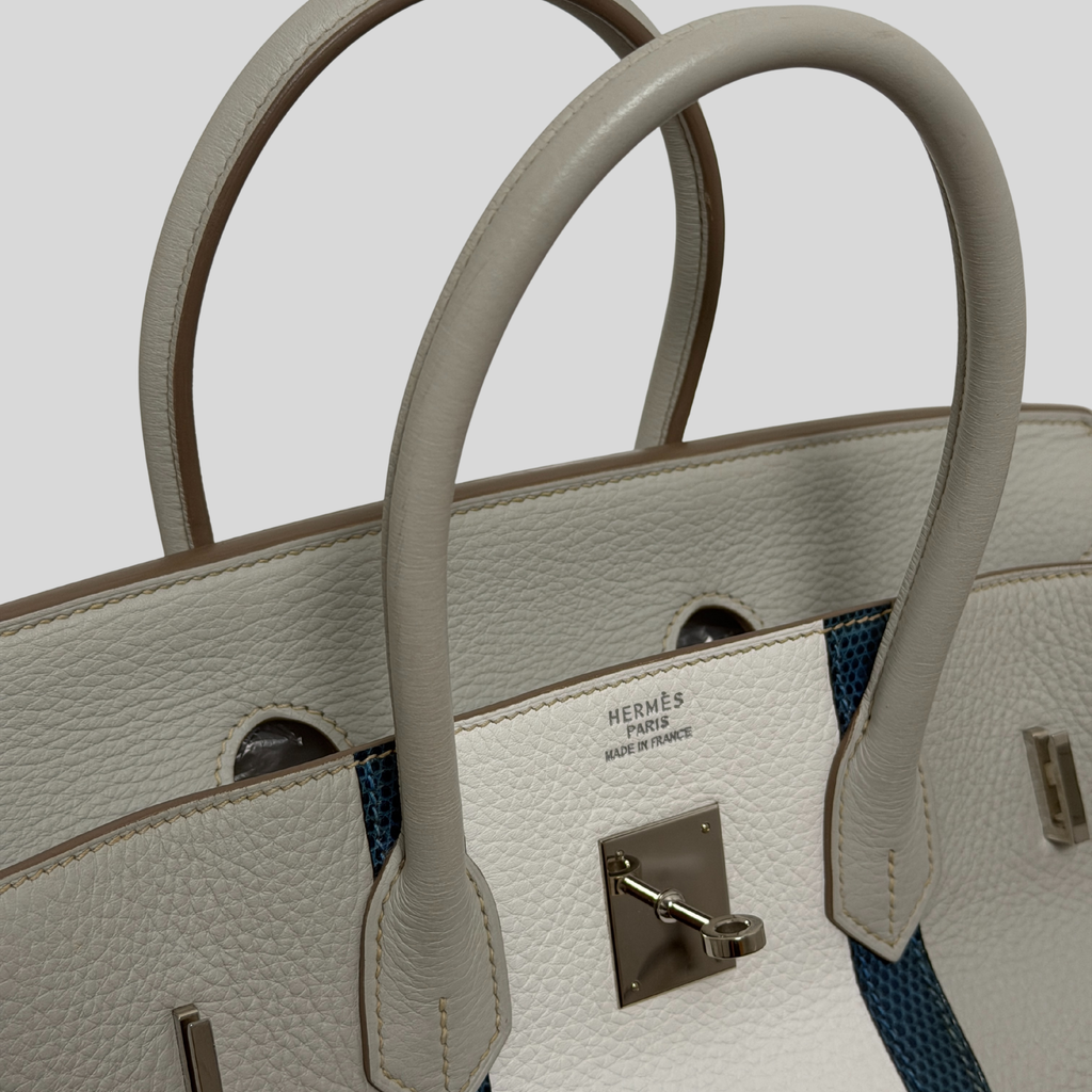 Randolph Goods | Hermès Limited Edition Birkin 35 “Club” Gris Perle Clemence Leather