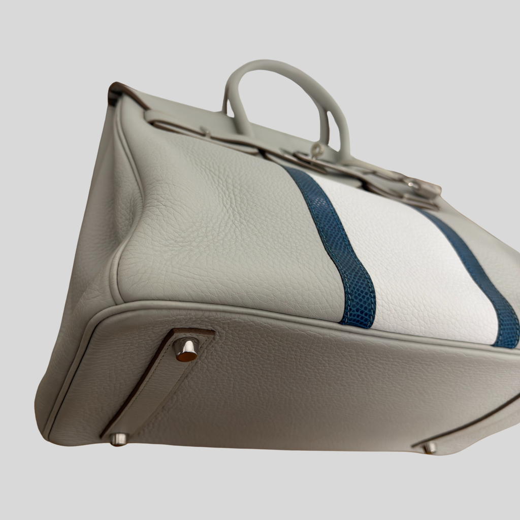 Randolph Goods | Hermès Limited Edition Birkin 35 “Club” Gris Perle Clemence Leather