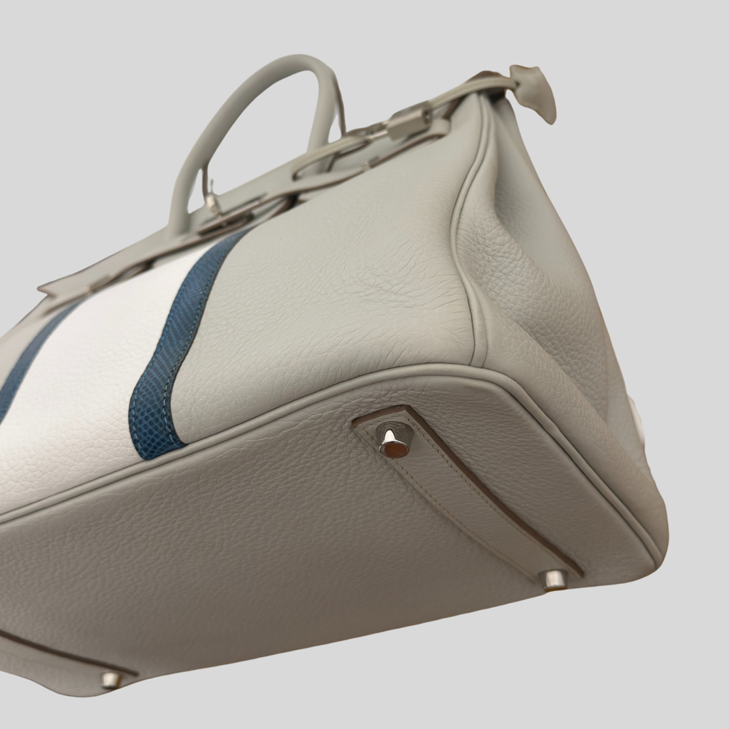Randolph Goods | Hermès Limited Edition Birkin 35 “Club” Gris Perle Clemence Leather