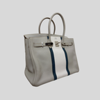 Randolph Goods | Hermès Limited Edition Birkin 35 “Club” Gris Perle Clemence Leather