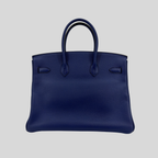 Hermès Limited Edition Birkin 35 "Sea, Surf and Fun" Bleu Saphir Novillo Palladium Hardware