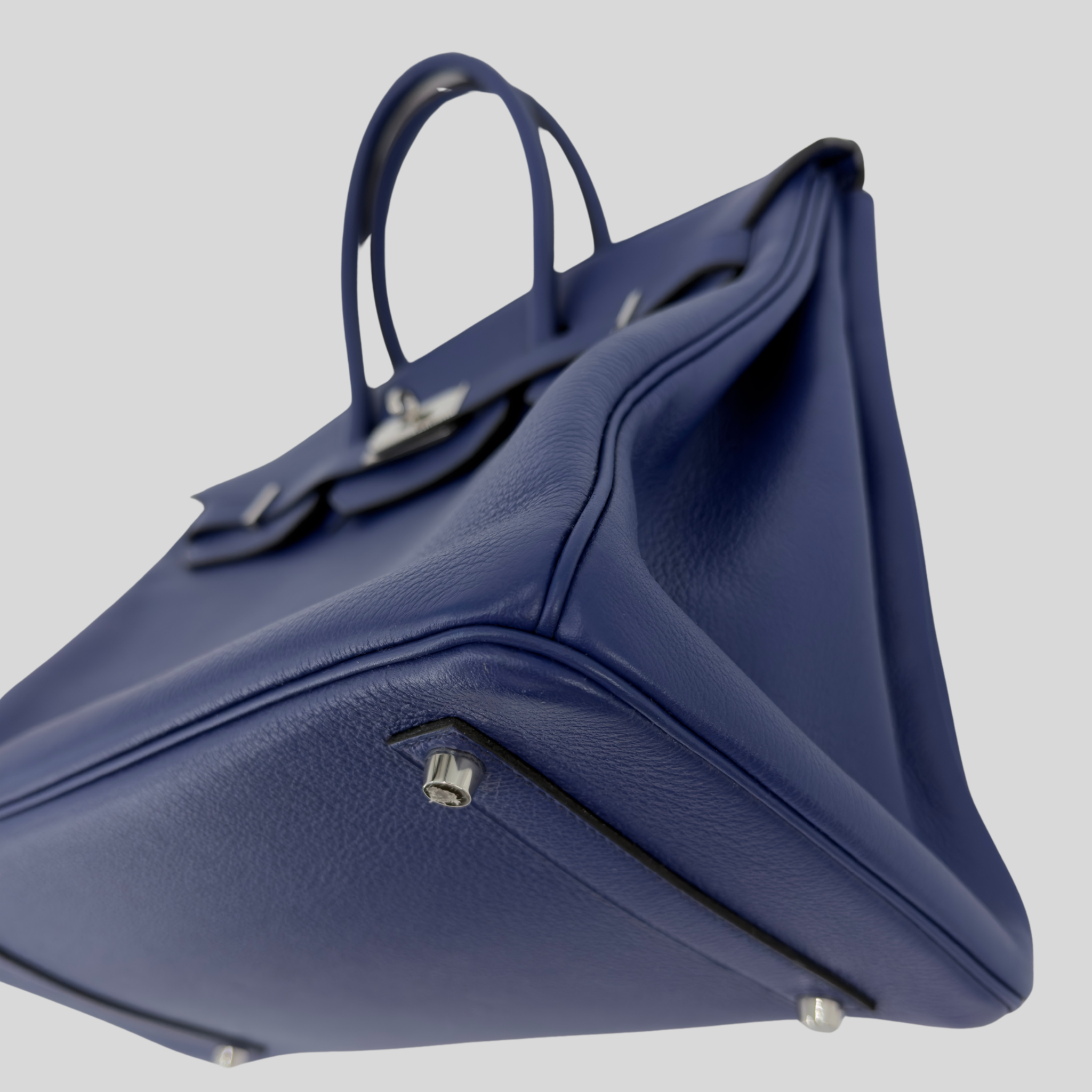 Hermès Limited Edition Birkin 35 "Sea, Surf and Fun" Bleu Saphir Novillo Palladium Hardware