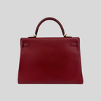 Hermès Kelly 35 HSS Rouge Garance / Bubblegum Epsom Leather Gold Hardware