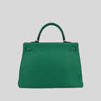 Hermès Kelly 35 Menthe Togo Palladium Hardware