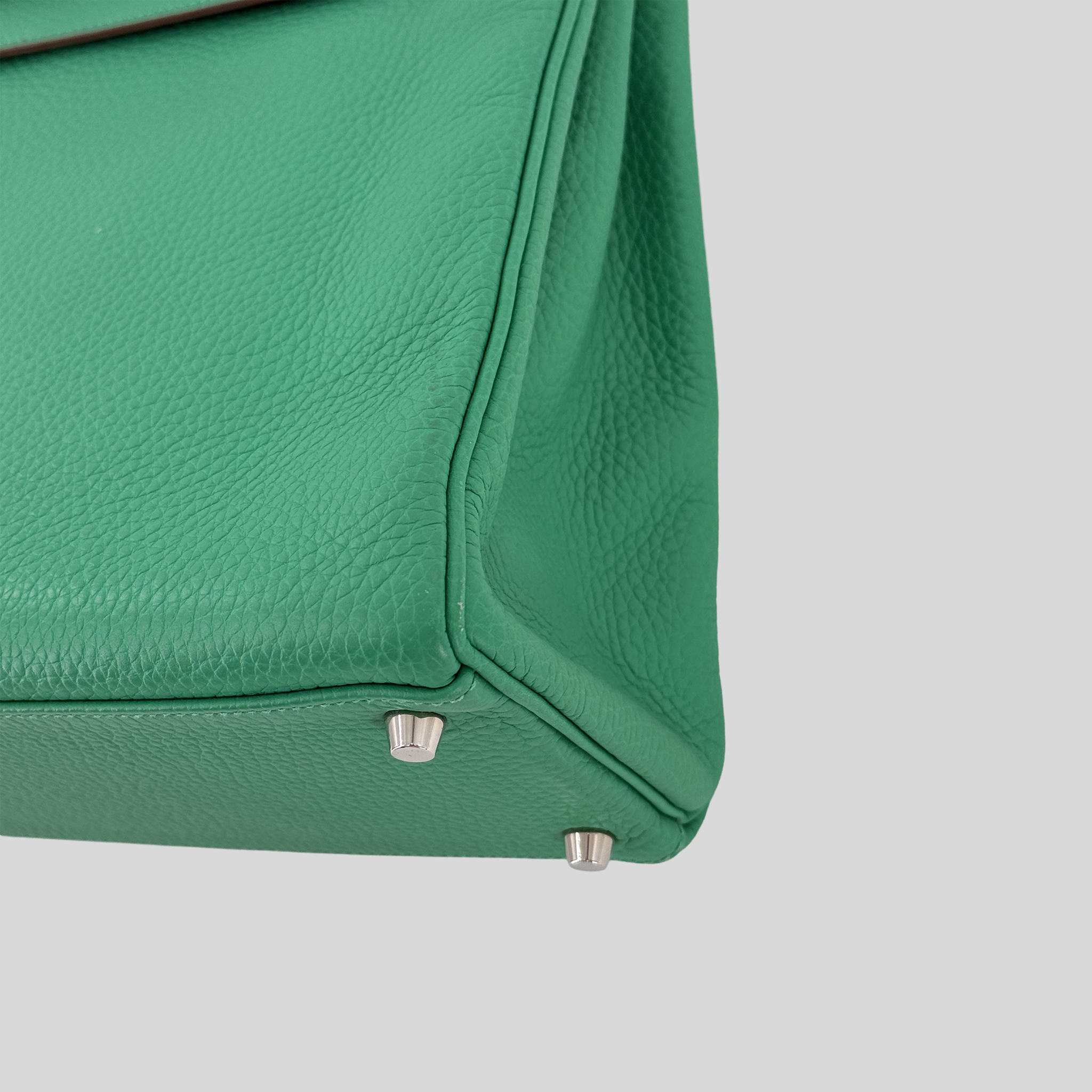 Hermès Kelly 35 Menthe Togo Palladium Hardware