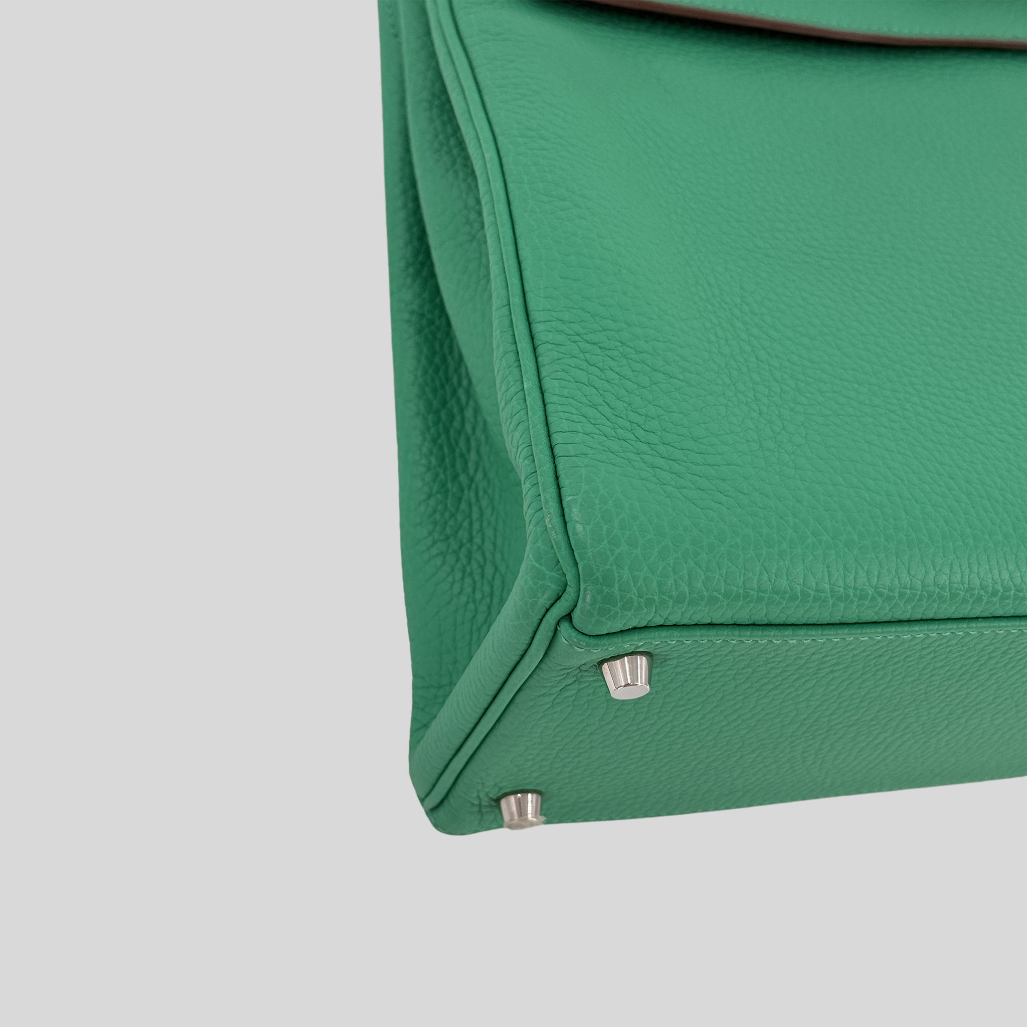 Hermès Kelly 35 Menthe Togo Palladium Hardware