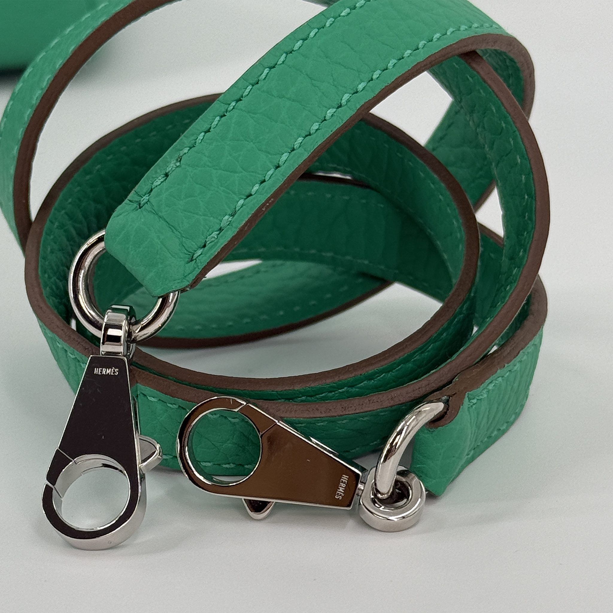 Hermès Kelly 35 Menthe Togo Palladium Hardware