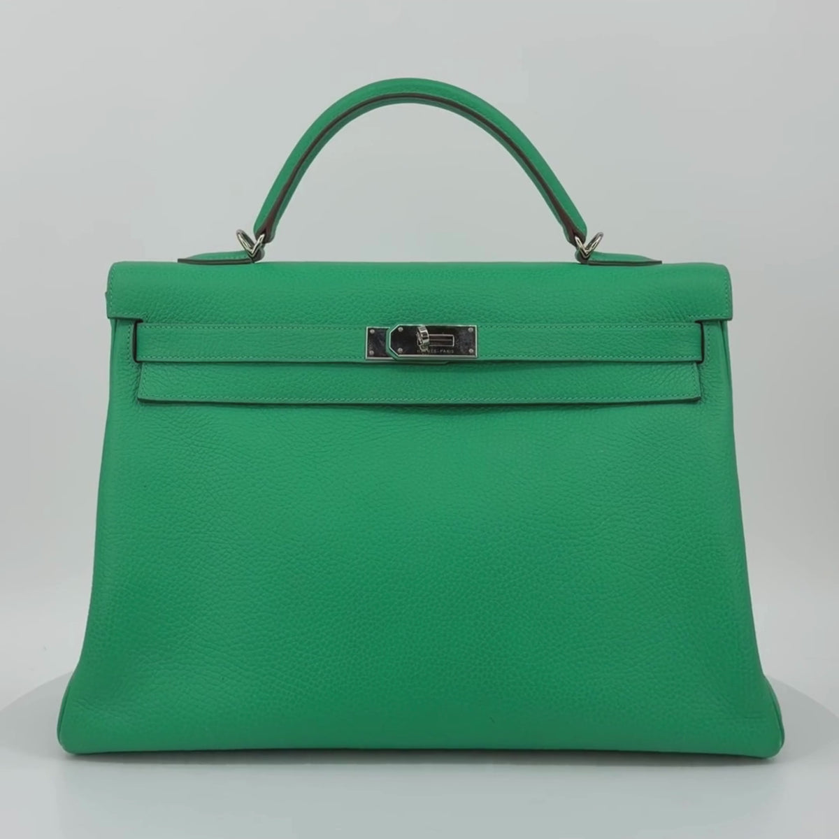 Hermès Kelly 40 Menthe Togo Palladium Hardware