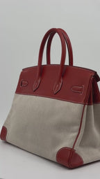 Hermès Limited Edition Birkin 35 Brique Box Leather Gold Hardware
