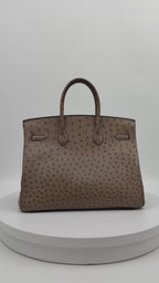 Hermès Birkin 35 Mousse Ostrich Gold Hardware